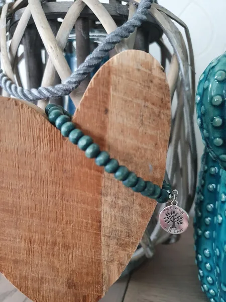 Armbandje petrol