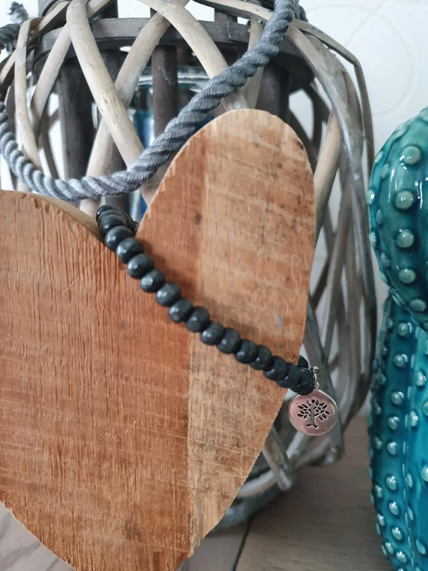 Armbandje antraciet